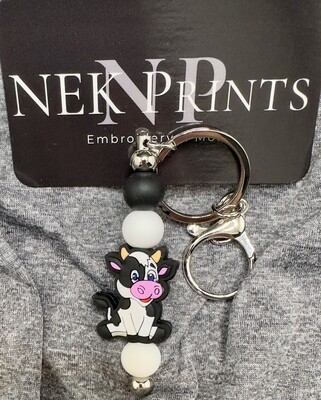 Silicone Beaded Keychain