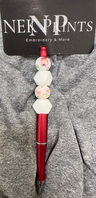 Silicone Beaded Pen