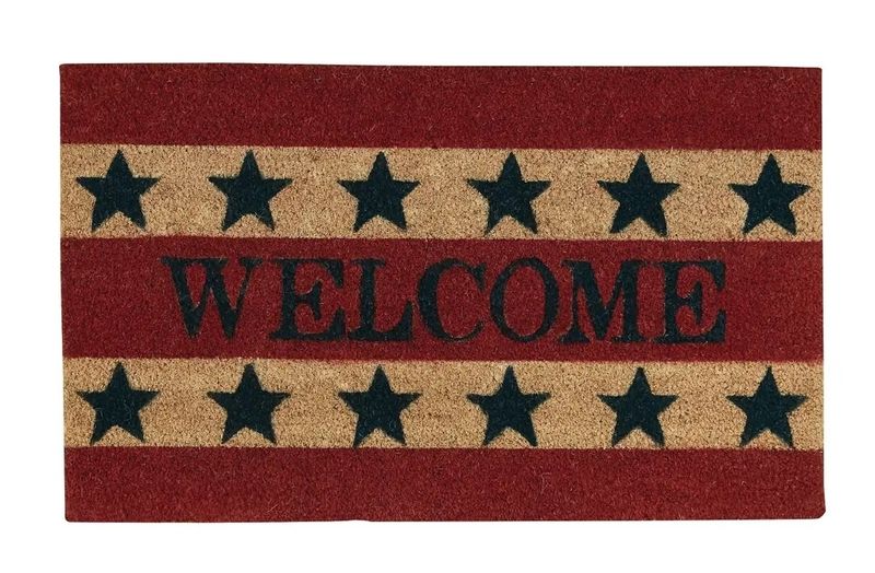 Americana Welcome Mat