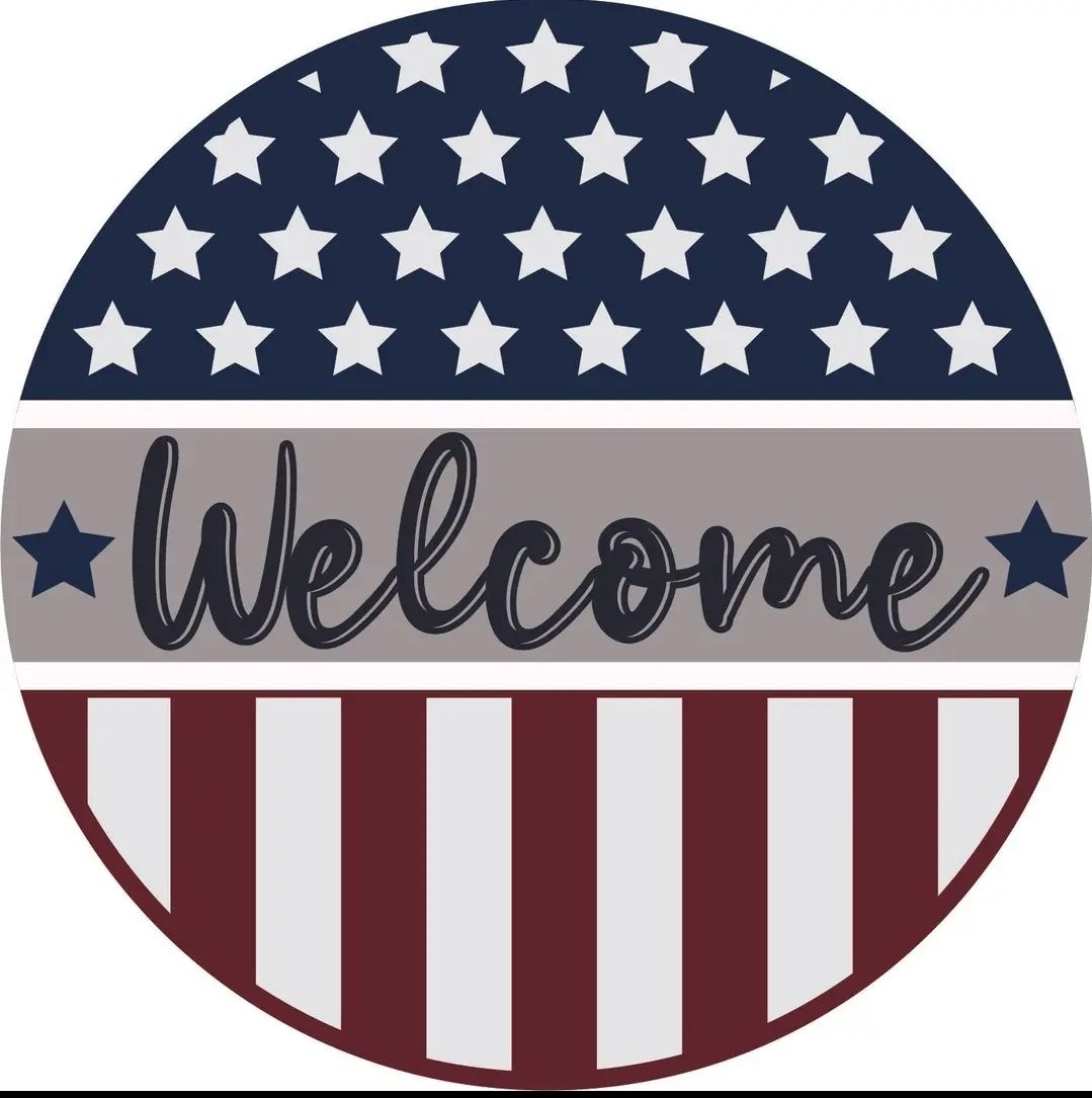 Americana Door Hanger