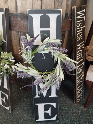 HOME Sign with Wreath