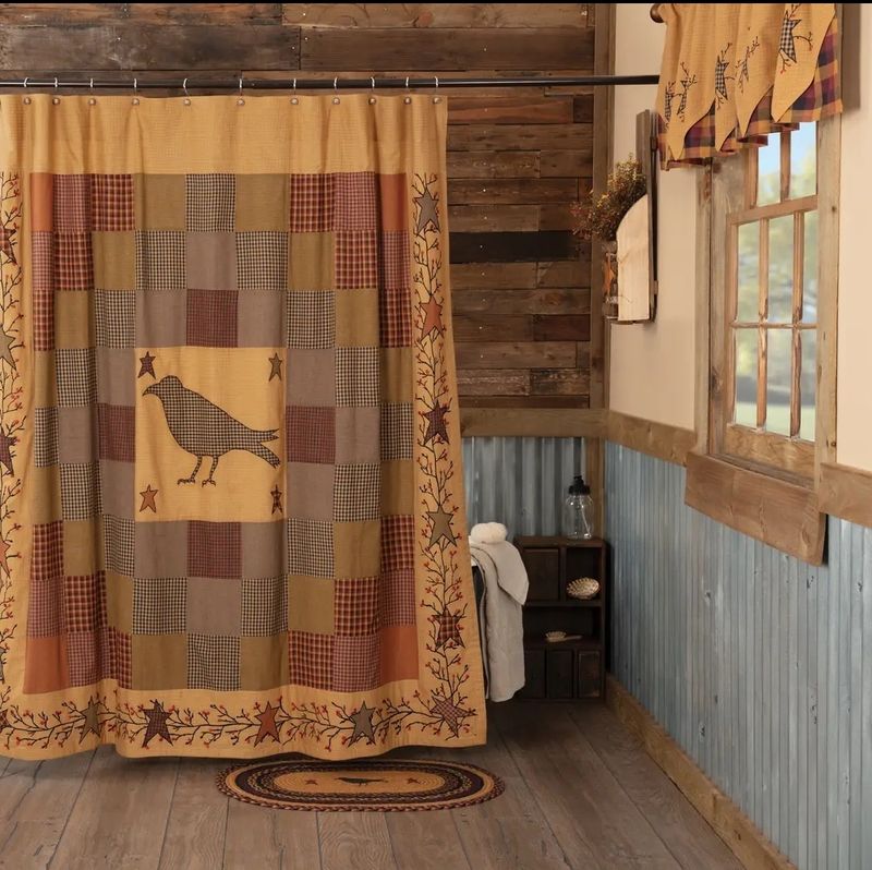 Crow Shower Curtain