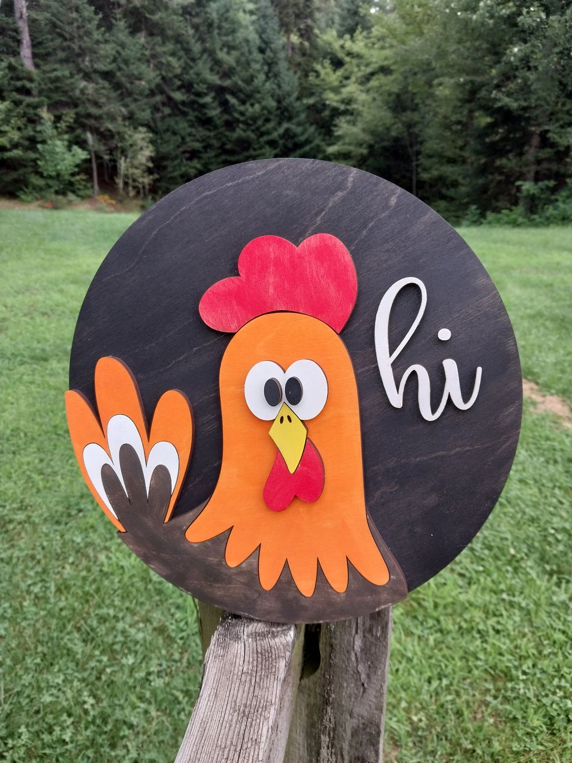 Chicken Door Hanger