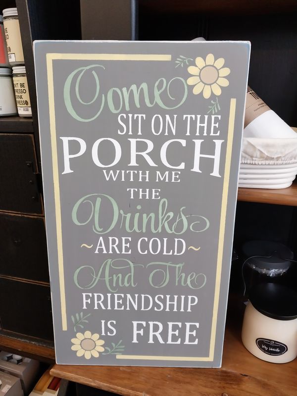 Porch Sign