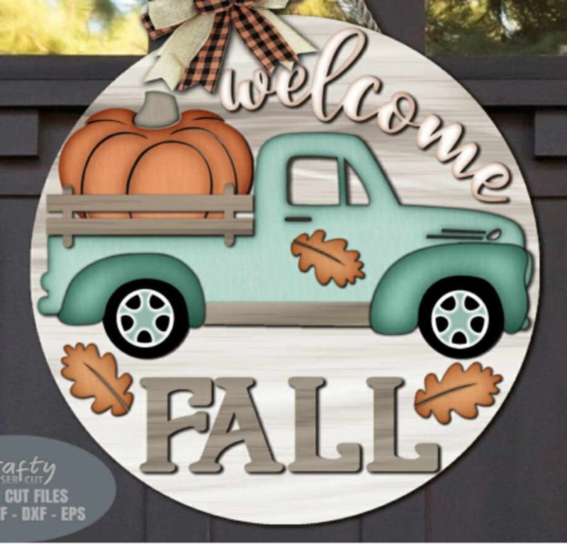 Welcome Fall with Truck
