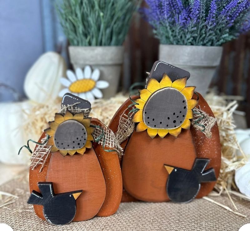 Pumpkins set of 2