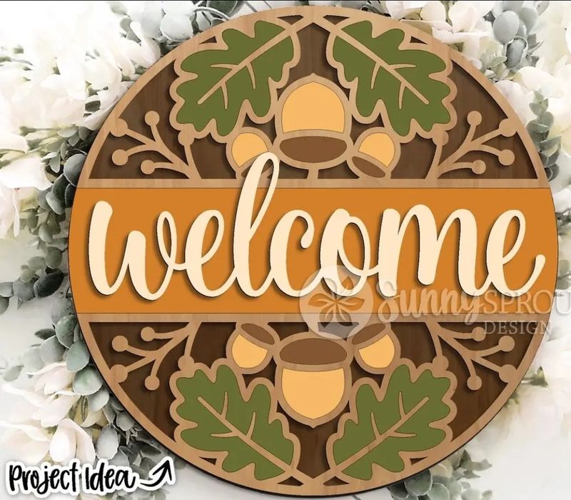 Welcome Door Hanger