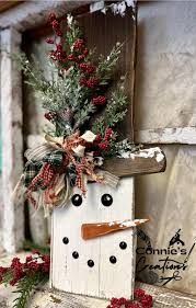 Wooden Snowman