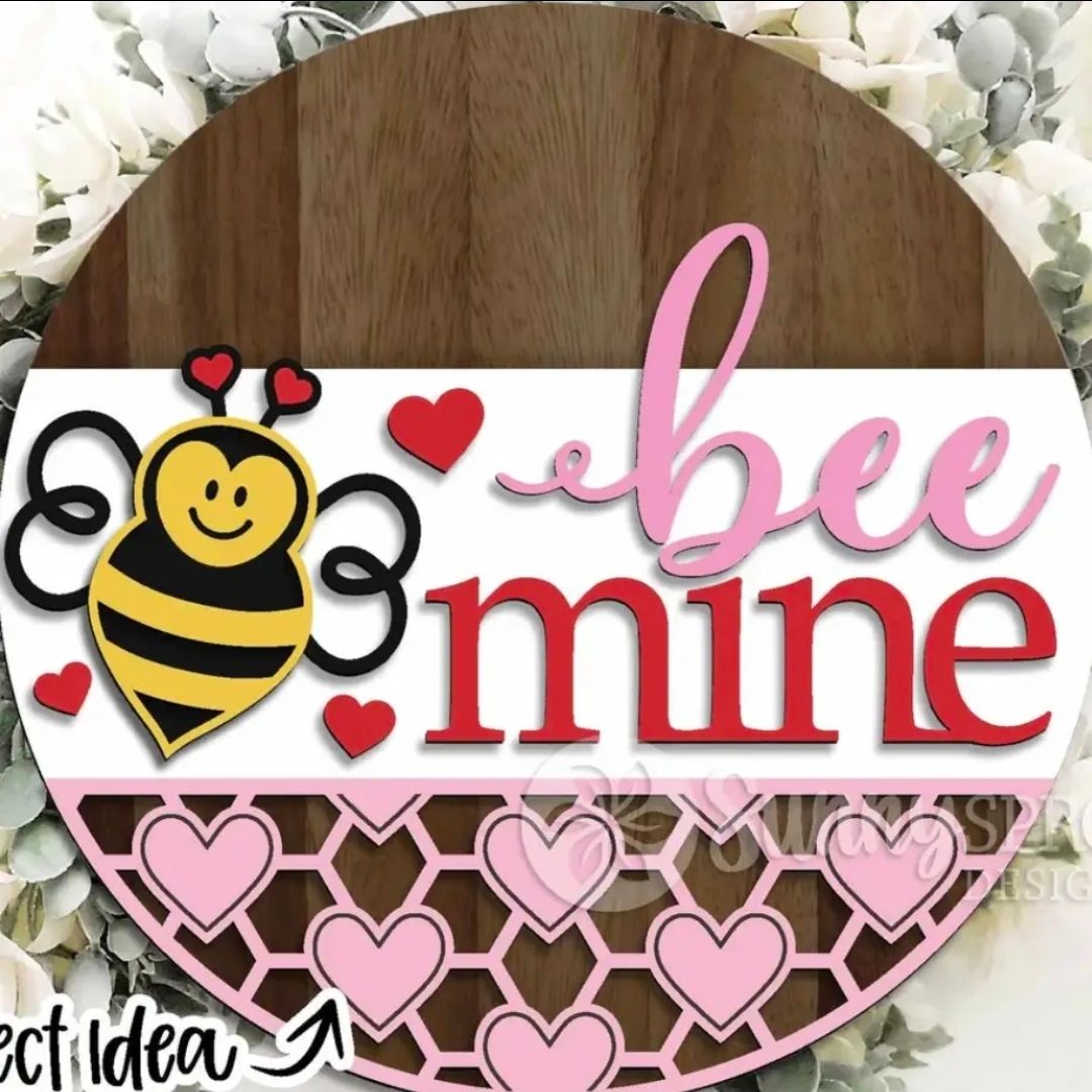 Bee Mine Door Hanger