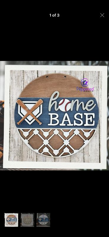 Baseball OR Softball Door Hanger