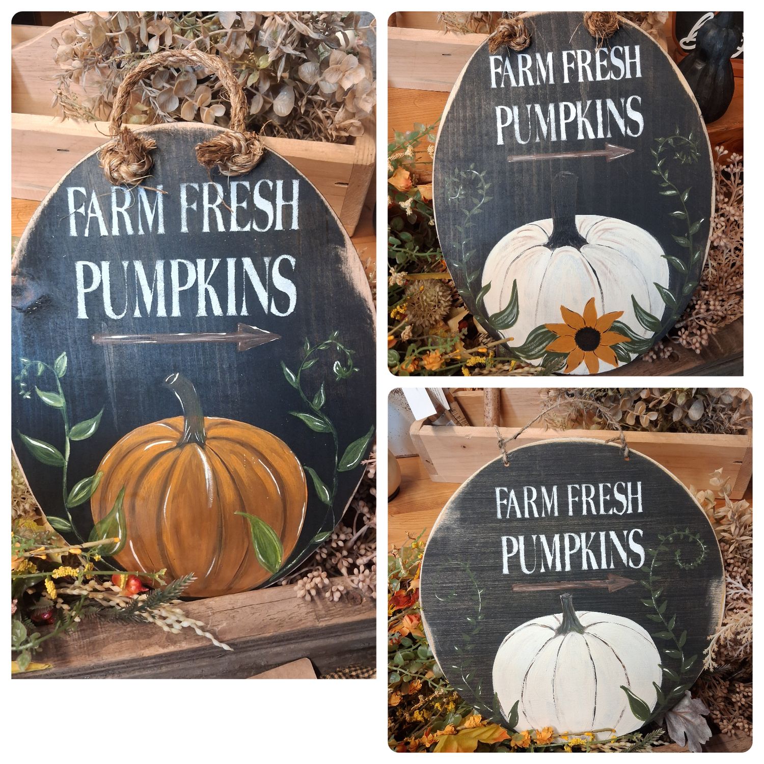 Farm Fresh Pumpkins Sign