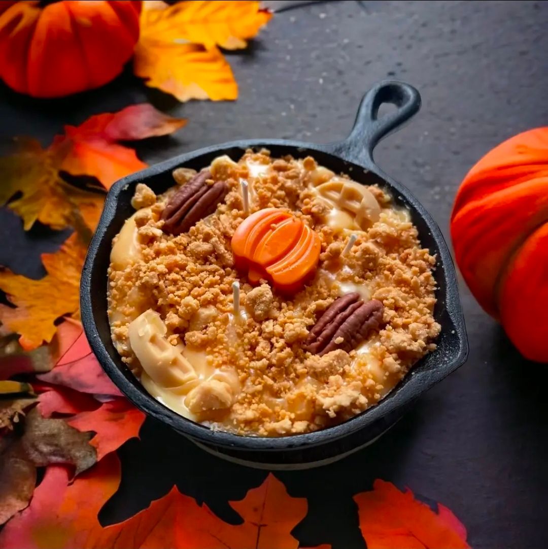 Pumpkin Pecan Waffle Iron Skillet Candle Pumpkin Pecan Waffle Iron Skillet Candle