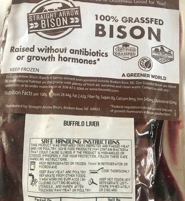 Sliced Bison Liver