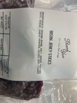 Jerky, Bison Jerky
