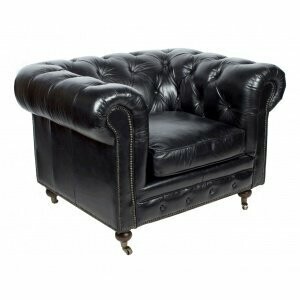 FAUTEUIL CHESTERFIELD BLACK