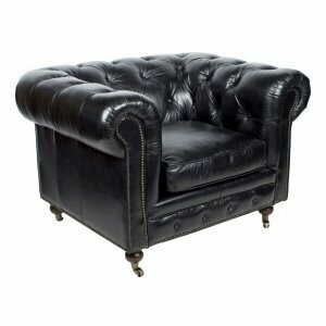 FAUTEUIL CHESTERFIELD BLACK FAUTEUIL CHESTERFIELD BLACK