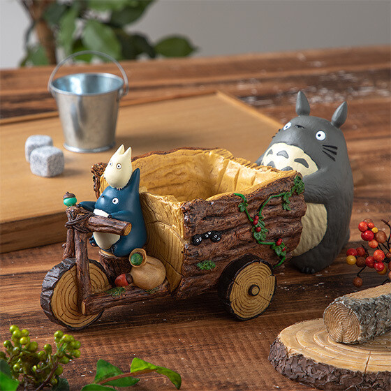 Totoro &amp; Tricycle Flower Pot