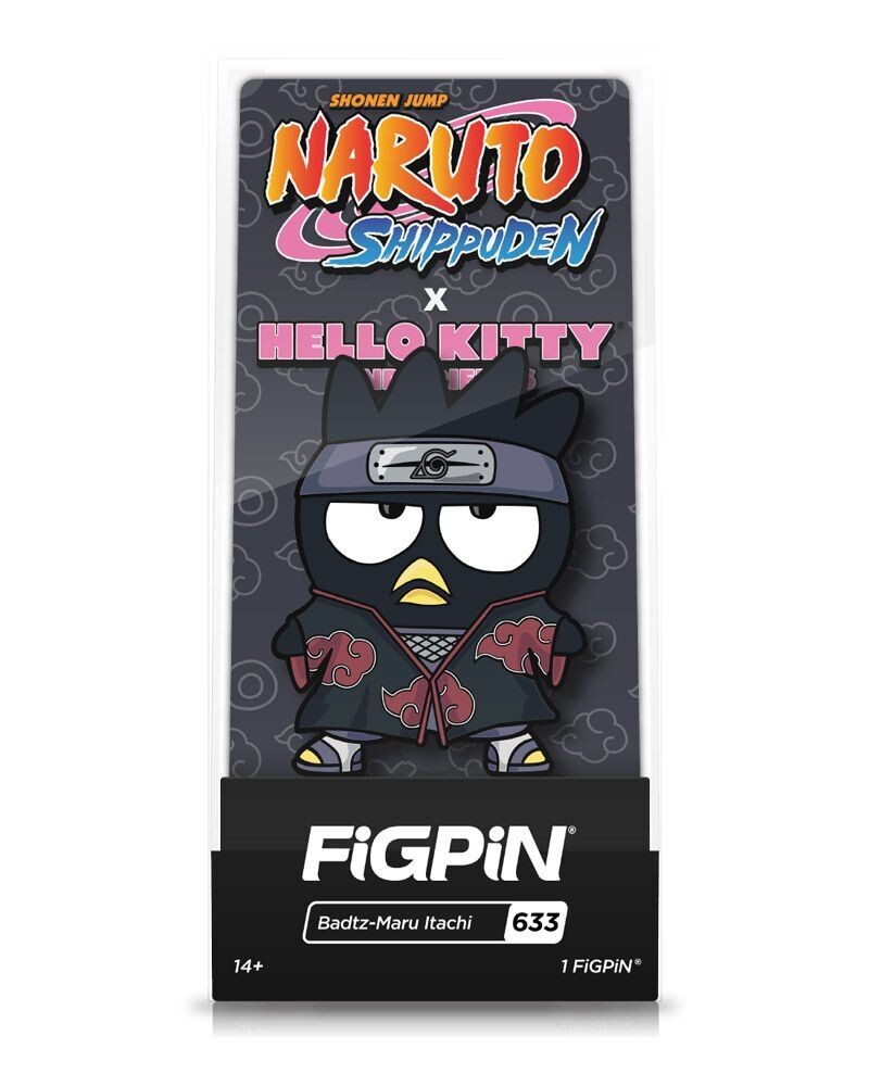 Hello Kitty X Naruto Pin - Badtz-Maru Itachi