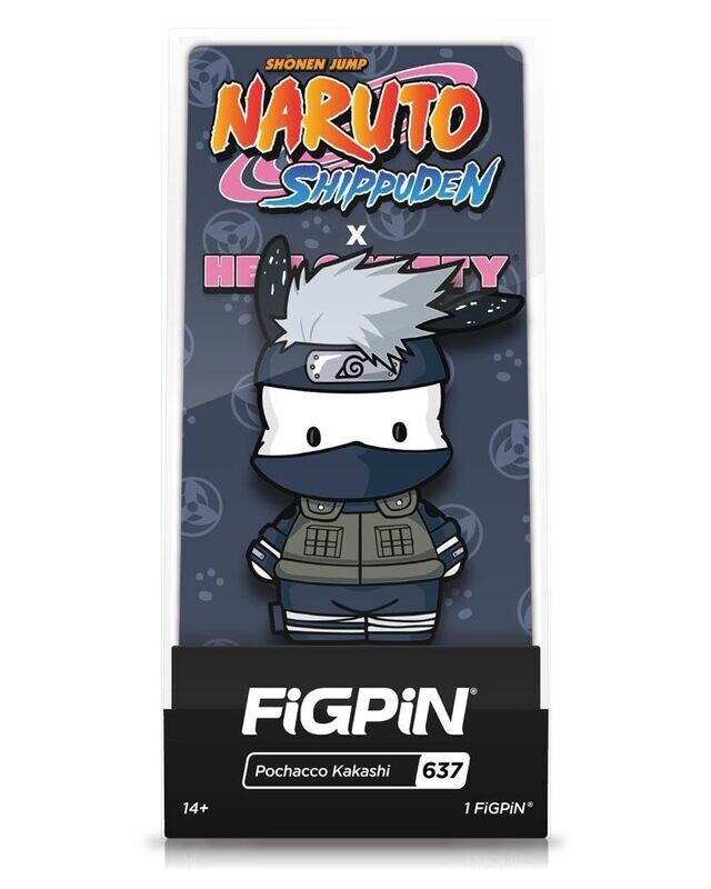 Hello Kitty X Naruto Pin - Pochacco Kakashi
