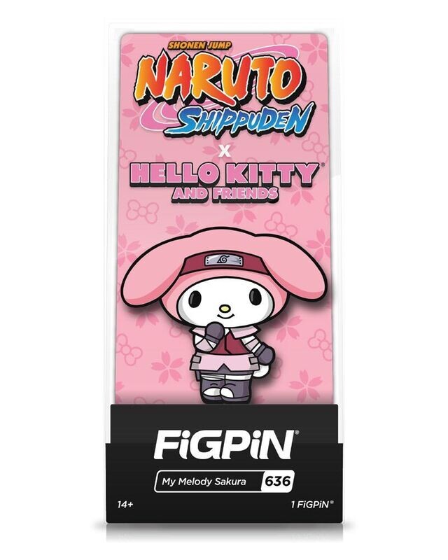 Hello Kitty X Naruto Pin - My Melody Sakura