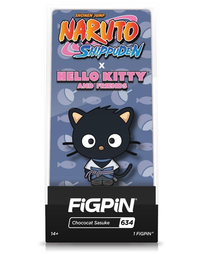 Hello Kitty X Naruto Pin - Chococat Sasuke