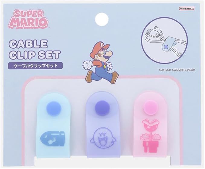 Super Mario Cable Clips Set - Enemies