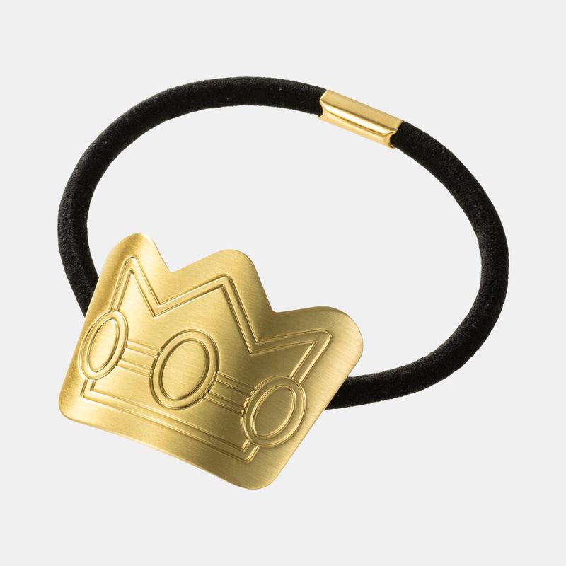 Peach Crown Hair Tie