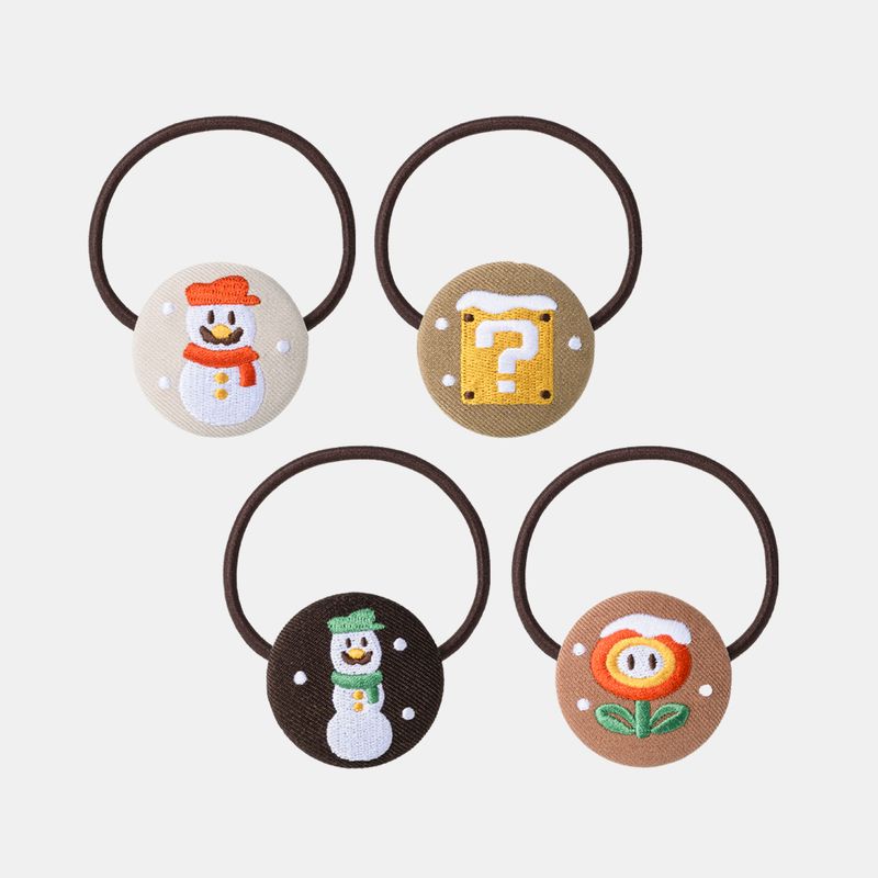 Mario Winter Collection: Covered Button Hair Tie Set