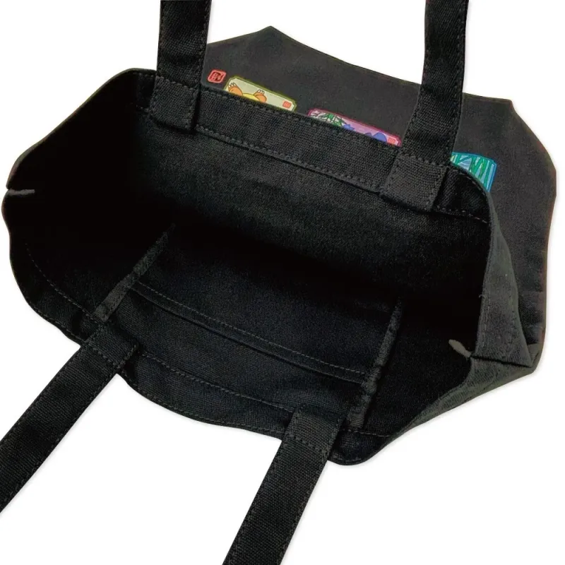 Pokemon All Group - Japan Pattern - Black tote bag