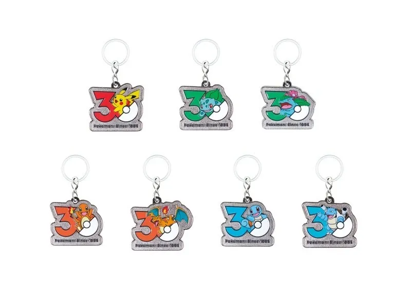 Pokémon 30th Anniversary Metal Charm Collection