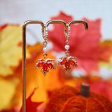 Boucle d’oreille - Autumn leaf