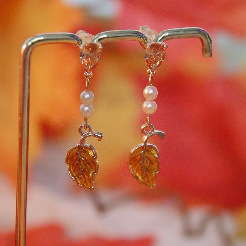 Boucles d’oreilles - Small leaves