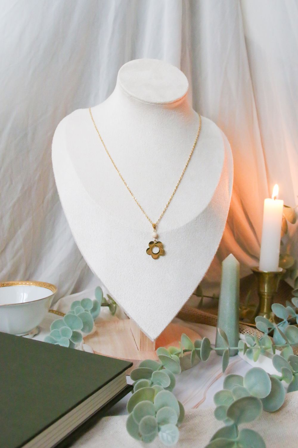 collier - Fleur Doré