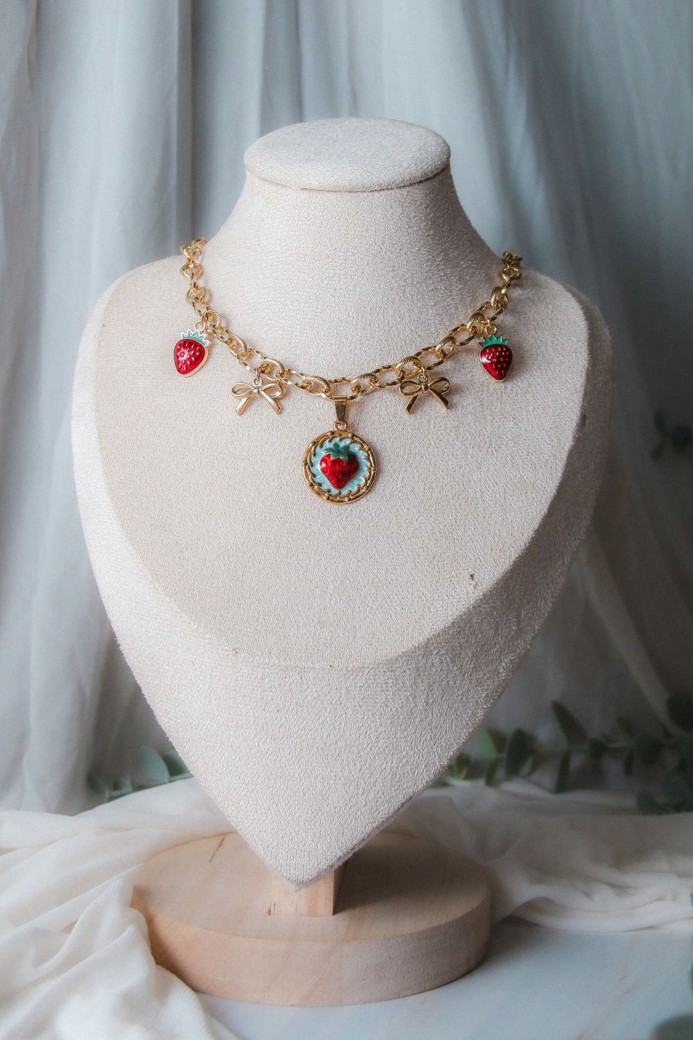 Collier - Fraises