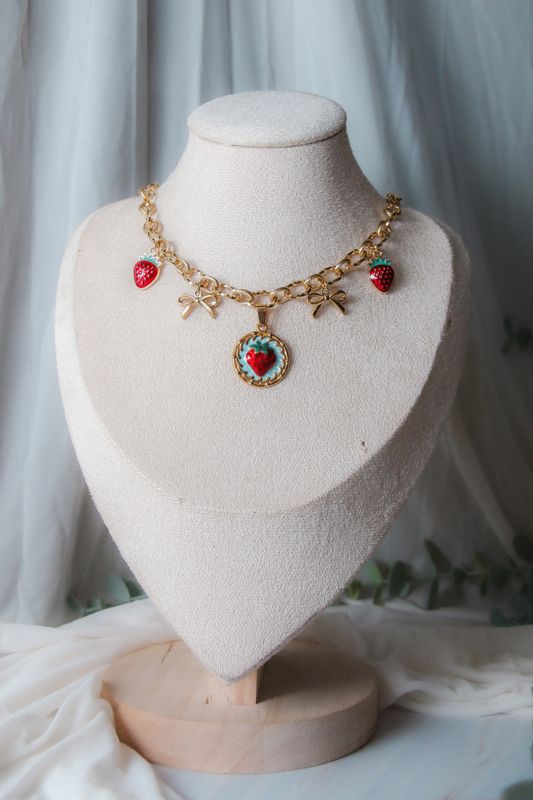 Collier - Fraises