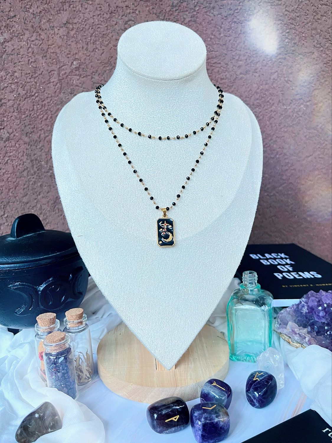 Collier Double - Mystical night