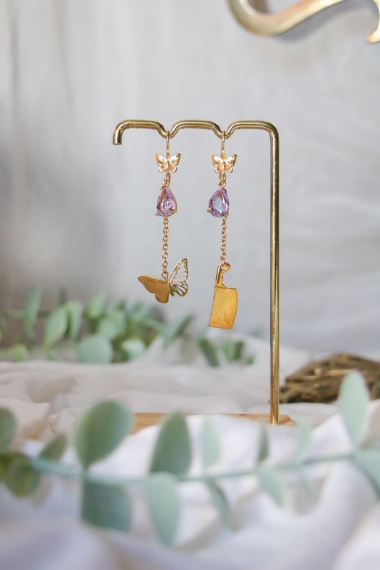 Boucles d’oreilles - Yosano Akiko
