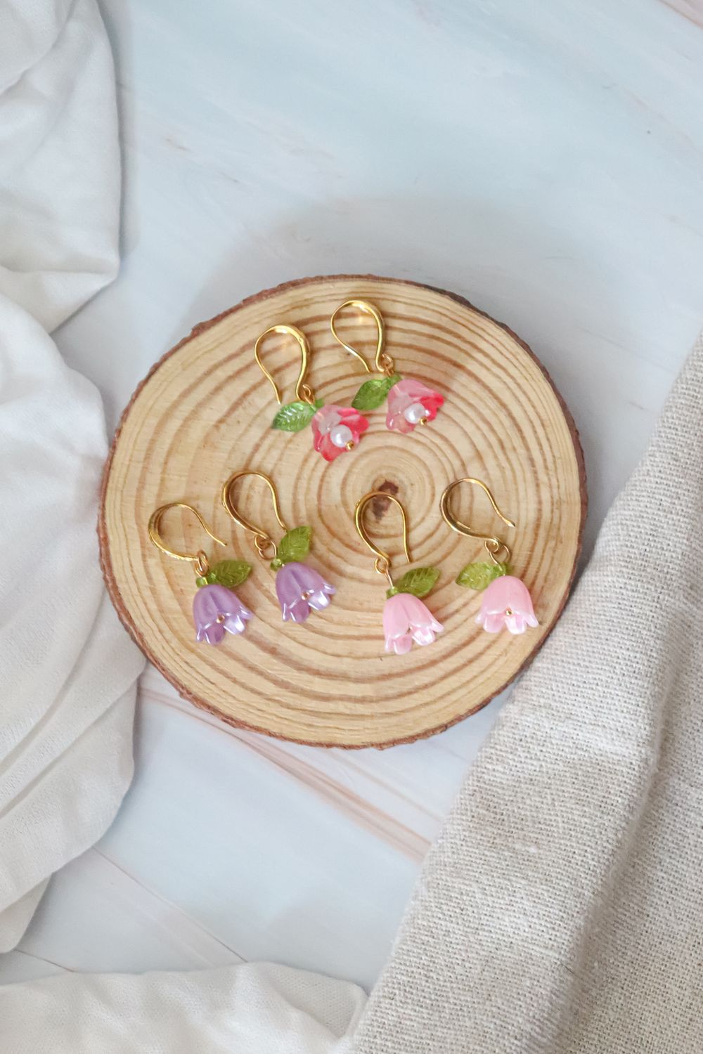 Boucle d'oreille - Doux Printemps