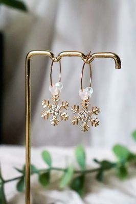 Boucle d’oreille - Snow glows