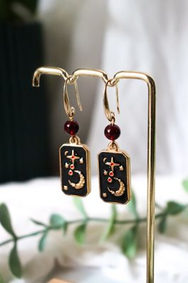 Boucle d'oreille - Blood Moon