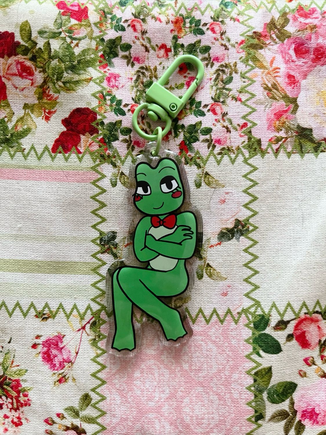 Keychain Ribbit - The Amazing Digital Circus collaboration Meg toons