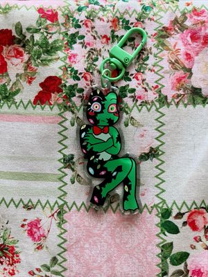 Keychain Ribbit - The Amazing Digital Circus collaboration Meg toons