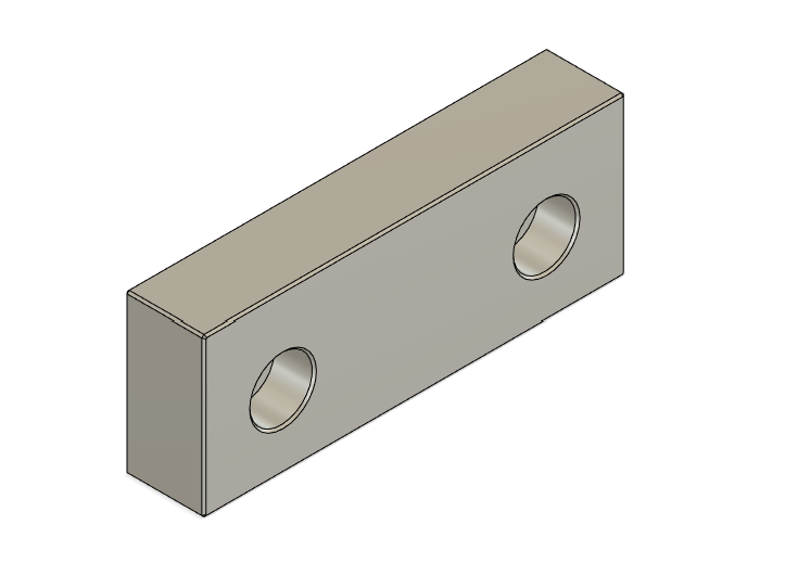Pair of 4" 6061 aluminum soft jaws. 0.75" Thick, 1.5" tall.