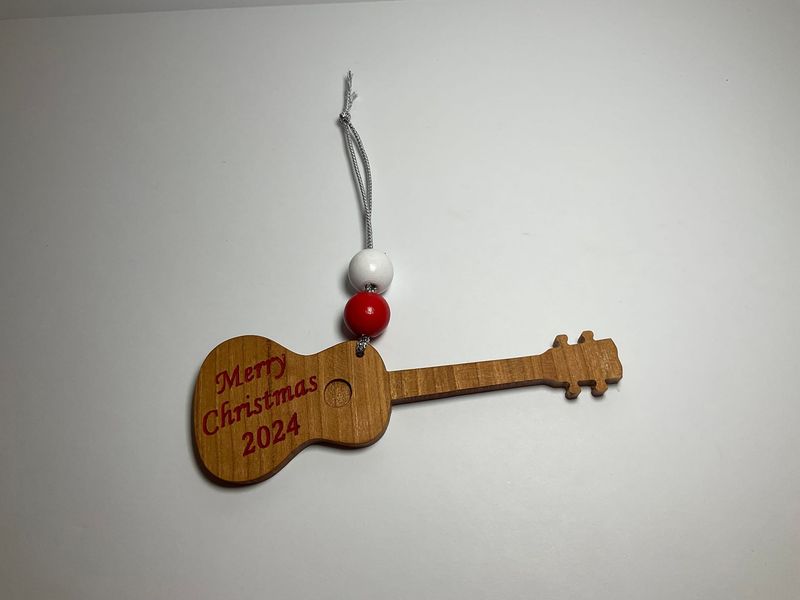 Ukulele Ornament 2024