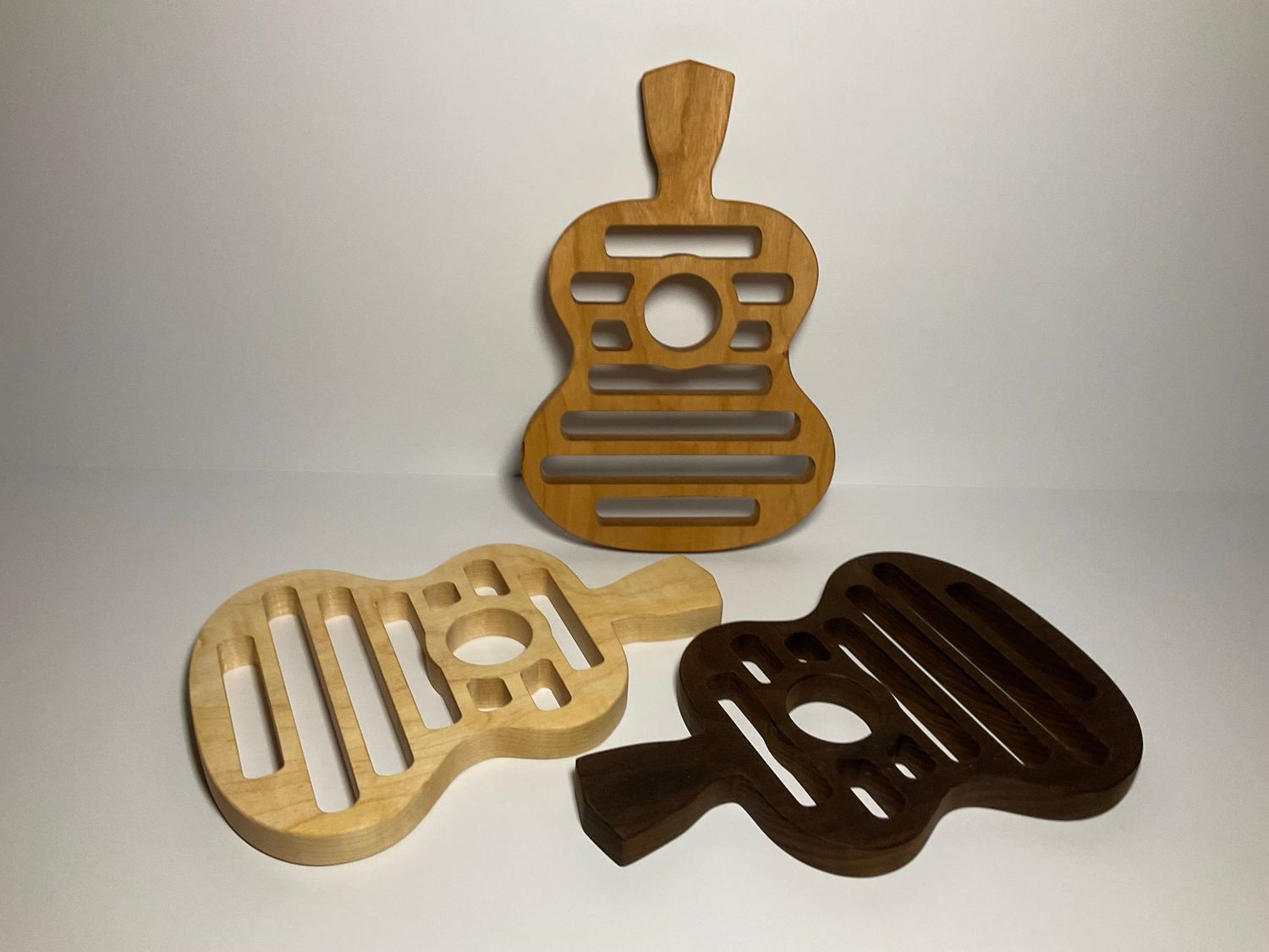 Guitar/Ukulele Shaped Trivets (set of 2)