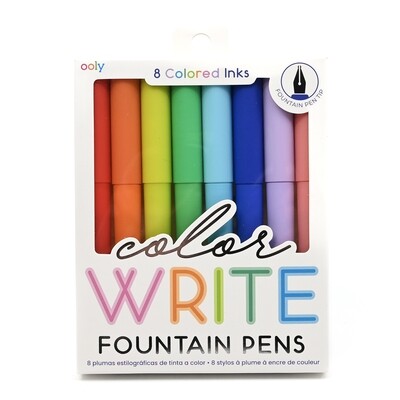 Color Write Fountain Pen Set