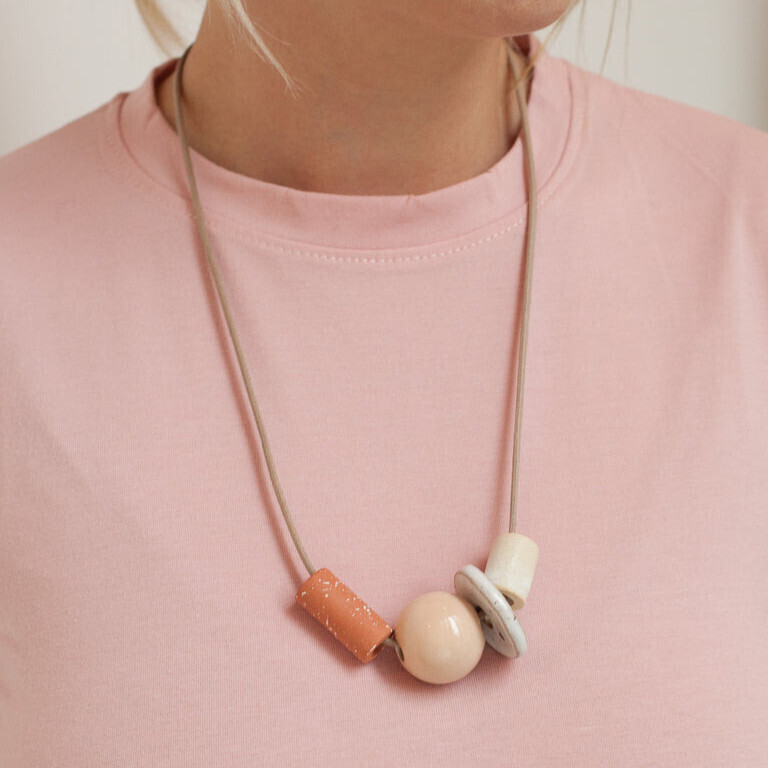 Shapes Ceramic Necklace