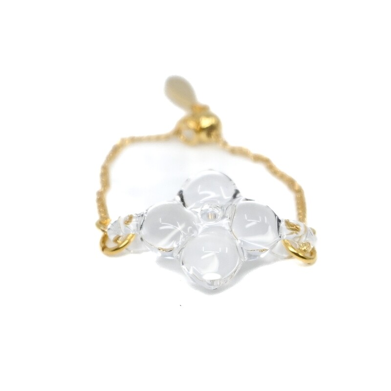 Adjustable Glass Ring