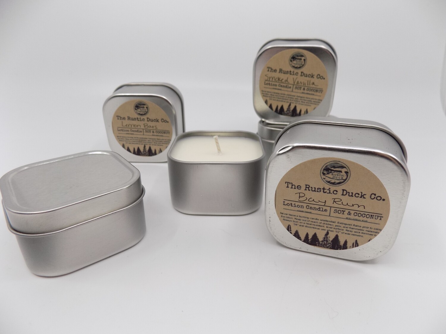 Rustic Duck Soy Candle Tin