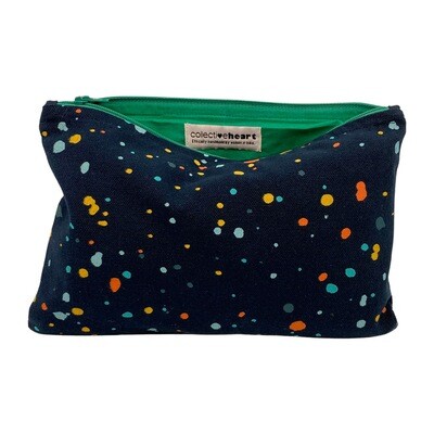 Large Patterned Zip Pouch